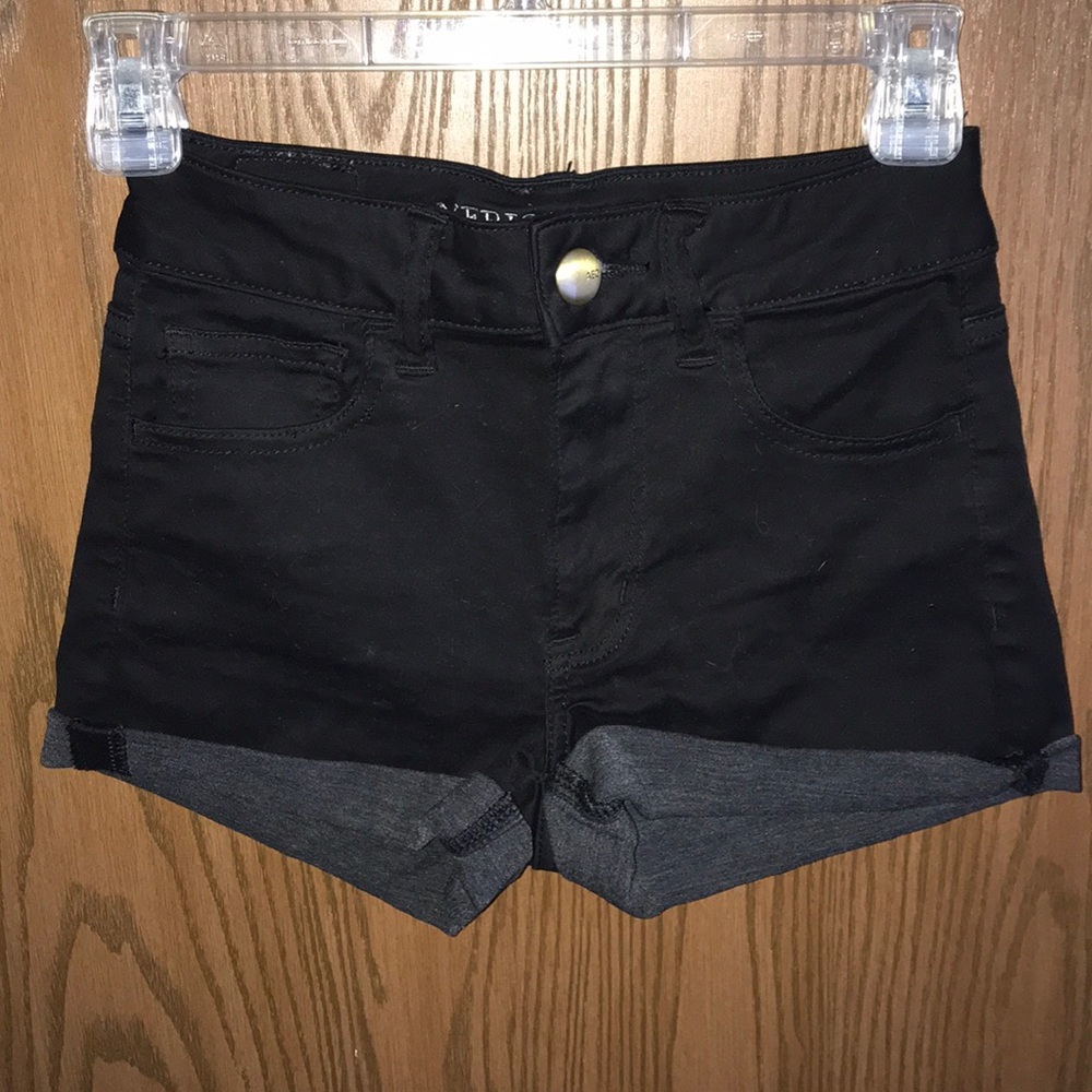American eagle high rise short shorts
